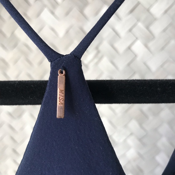 Misa NAVY jersey dress. Size S. Sexy! - Picture 5 of 8